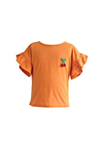 Blusa Cereja Babados