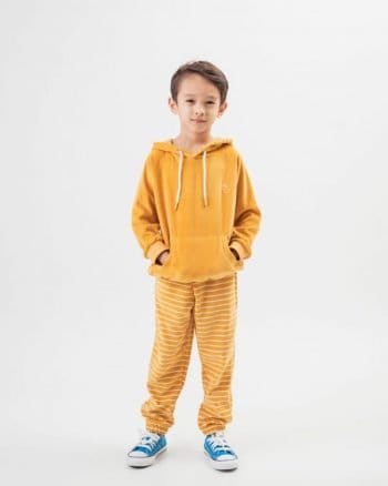 Calça Listrada Plush